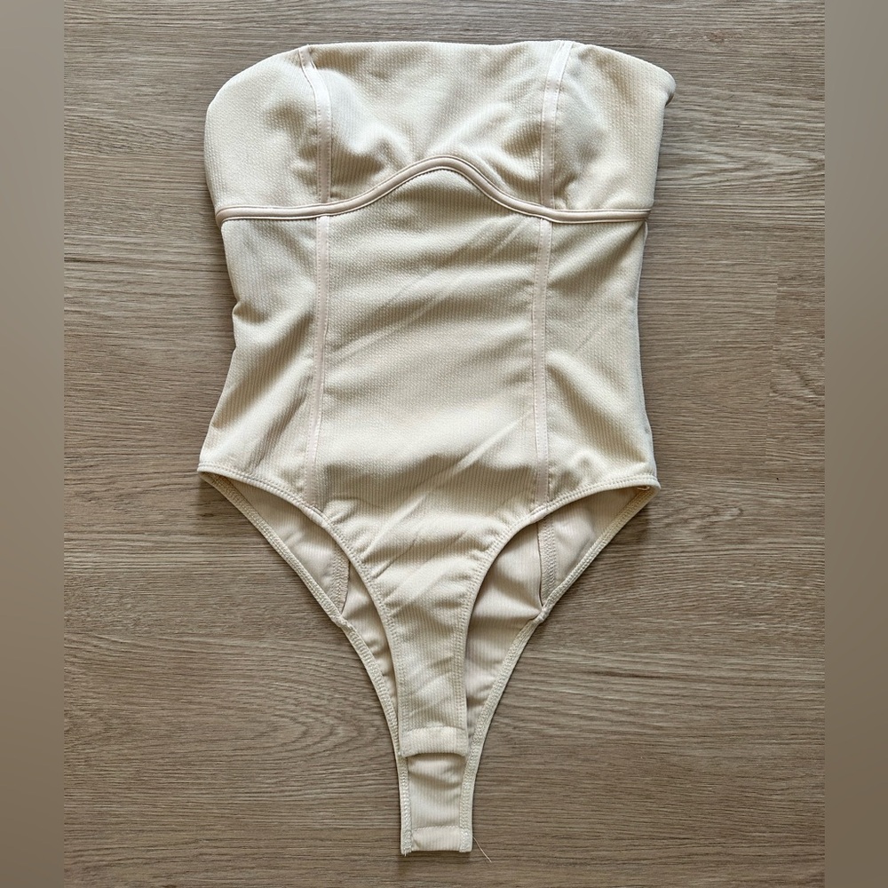 Princess Polly Tan Strapless Bodysuit